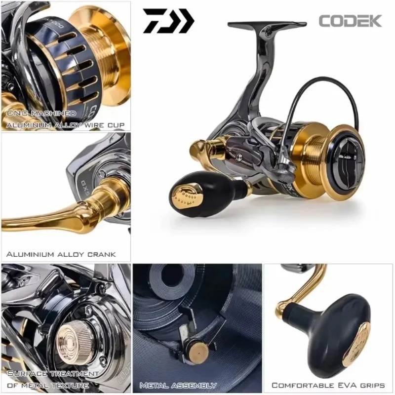 Daiwa CODEK Spinning Reel Bait - огляд і ціна Daiwa Reel Fuego
